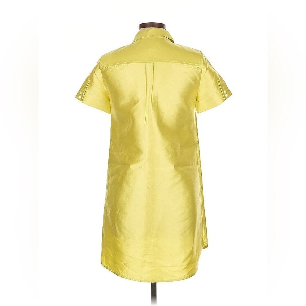 J.Crew Collection silk-cotton blend shantung mini dress 8 - Picture 9 of 13